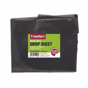 Hamilton's Heavy Duty Plastic Drop Sheet 2m x 5m - 100micron